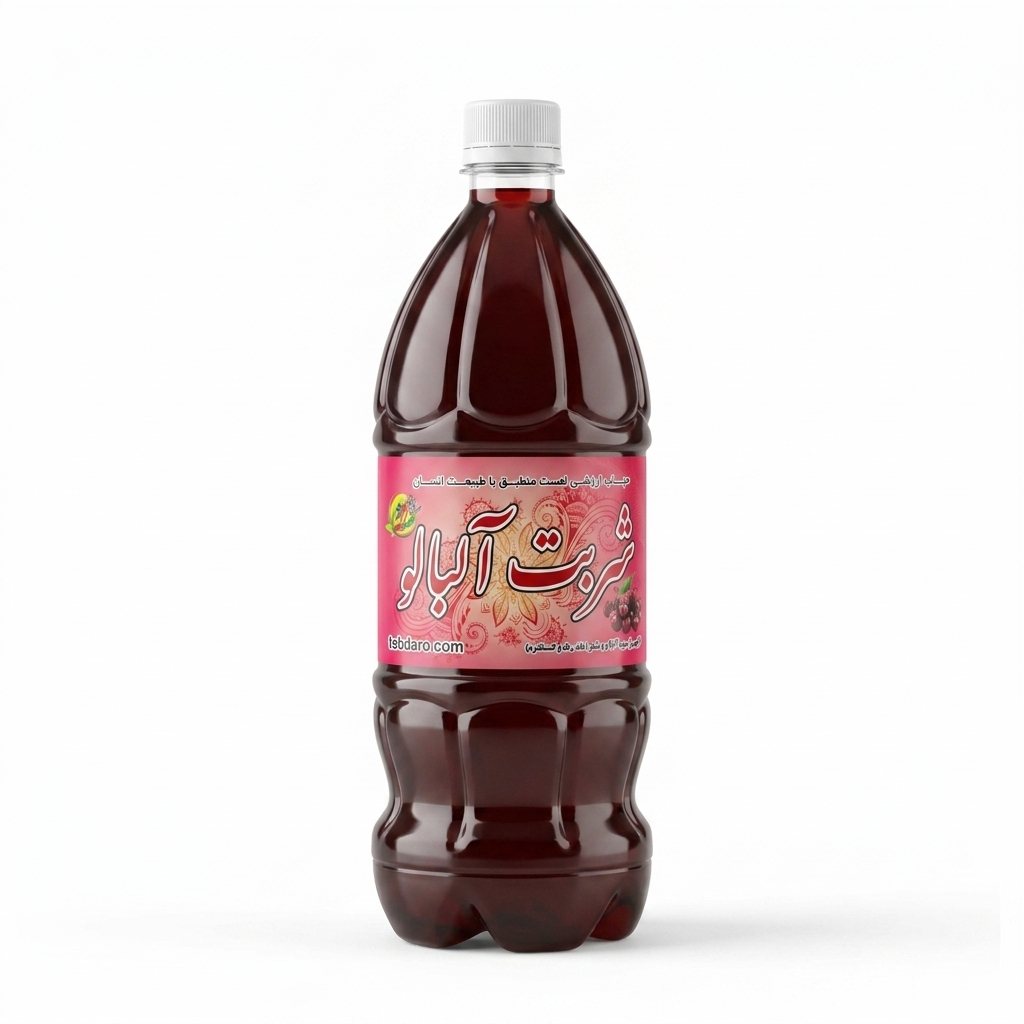 شربت آلبالو طبیعی