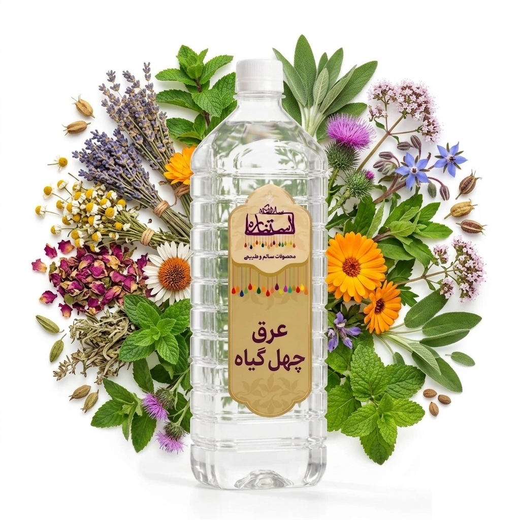 عرق چهل گیاه (یک لیتر)